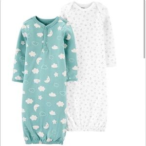 NWOT Carter’s Nightgown set 3M